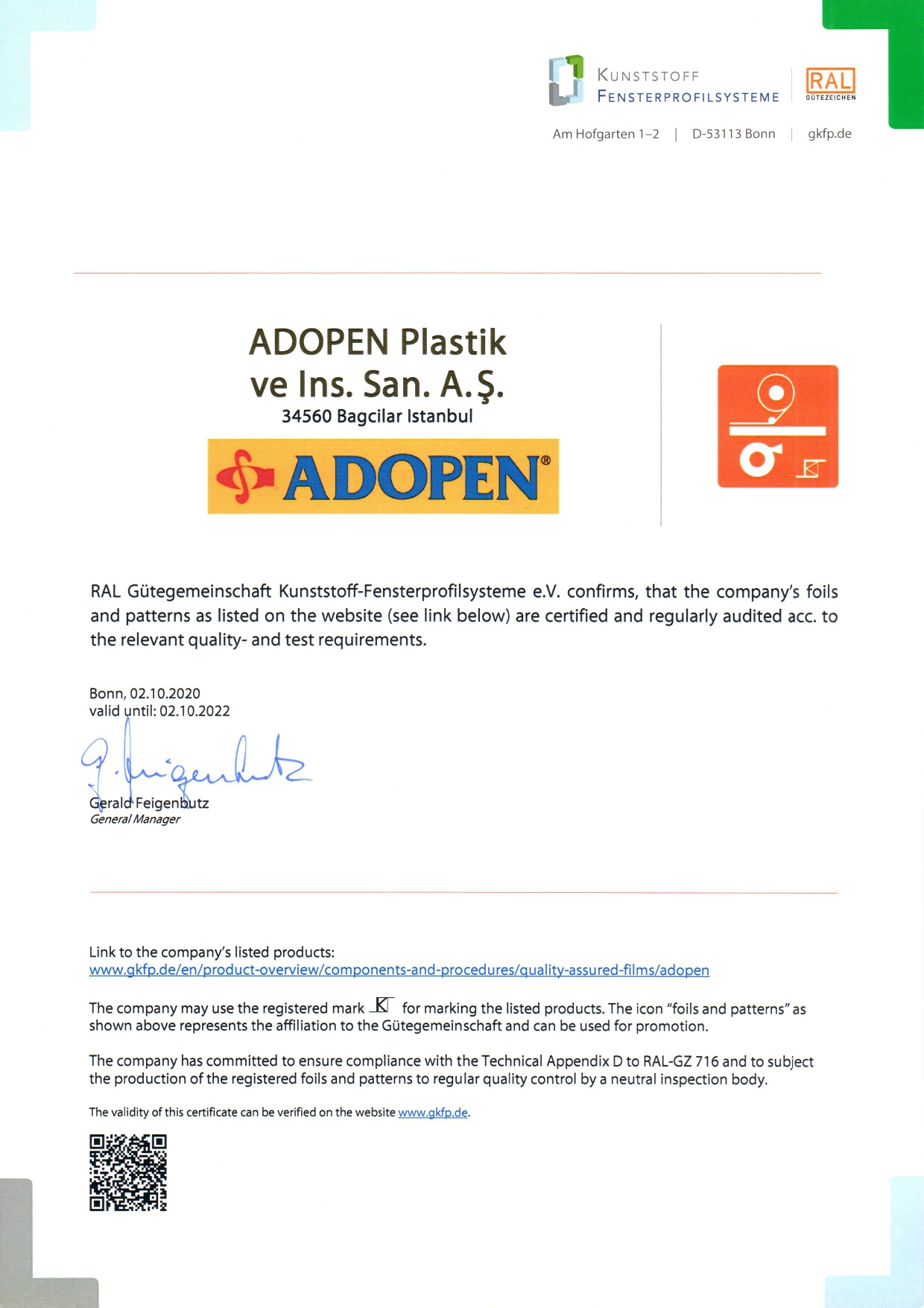 ISO 9001:2015 Belgesi